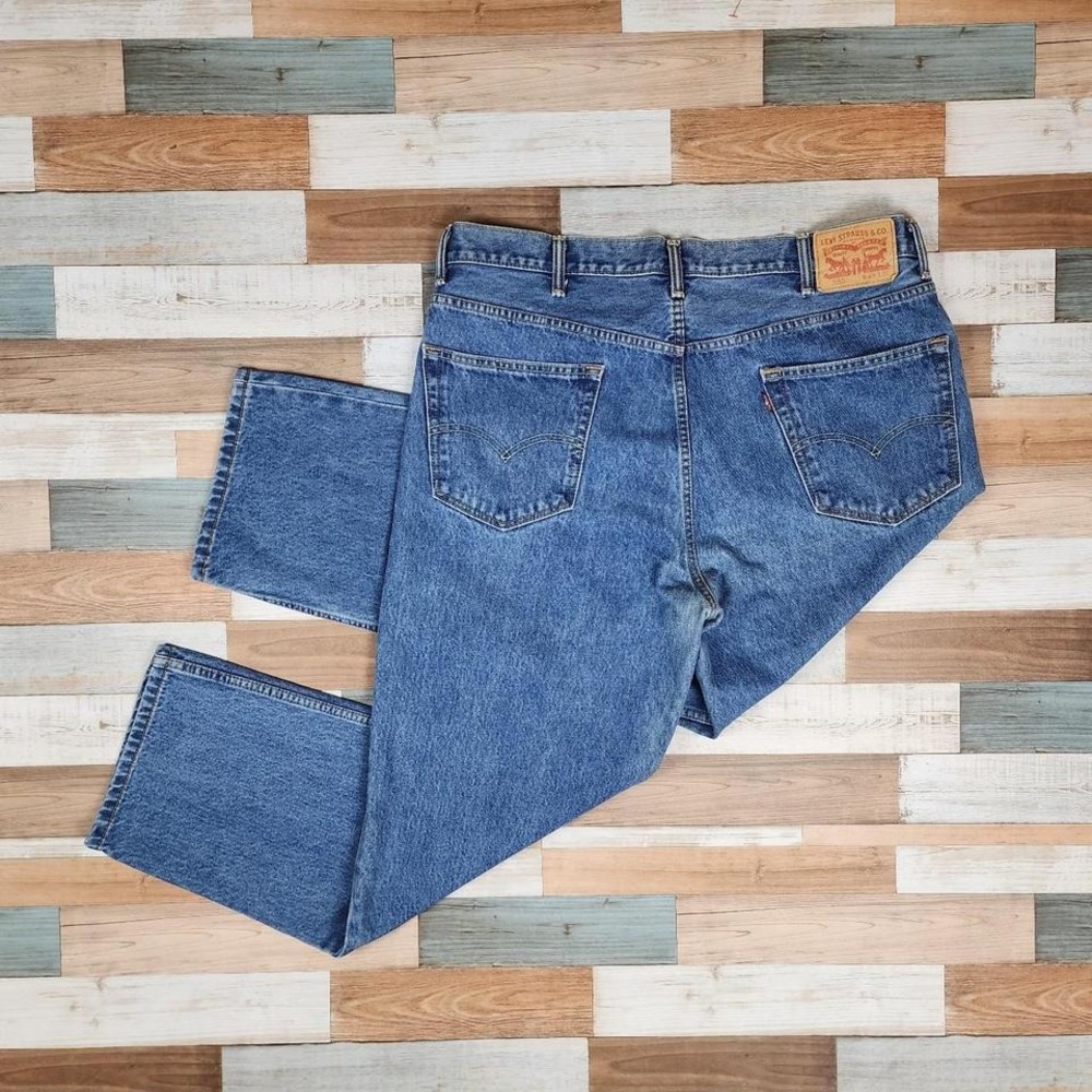 Levis 550 Relaxed Fit Blue Jeans Mens 40x30‎ Medium Wash Denim 00550-4891